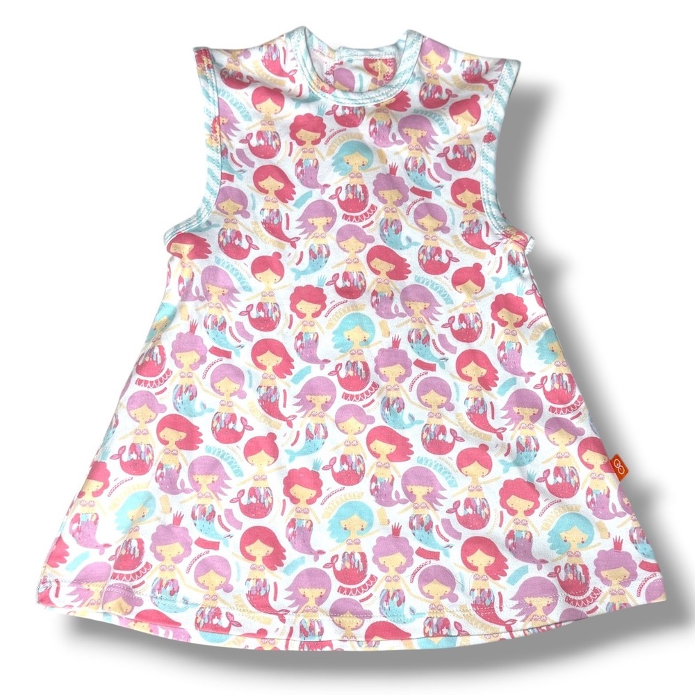 Magnetic Me Sleeveless Dress Toddler 18-24M Pink Mermaid Magnetic Closure Summer